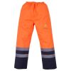 Yoko Hi-Vis Two Tone Waterproof Overtrousers Thumbnail