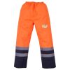 Yoko Hi-Vis Two Tone Waterproof Overtrousers Thumbnail